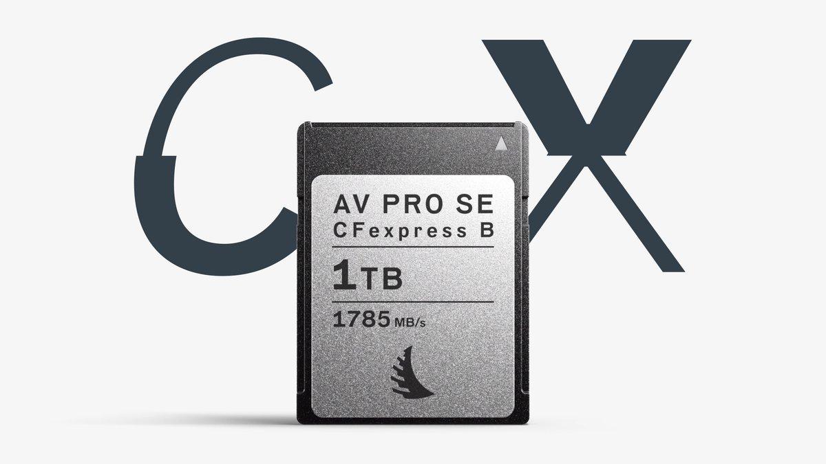 CFexpress Type B Media, 追加の CFexpress Type B メディア。1 TB および 2 TB 容量。