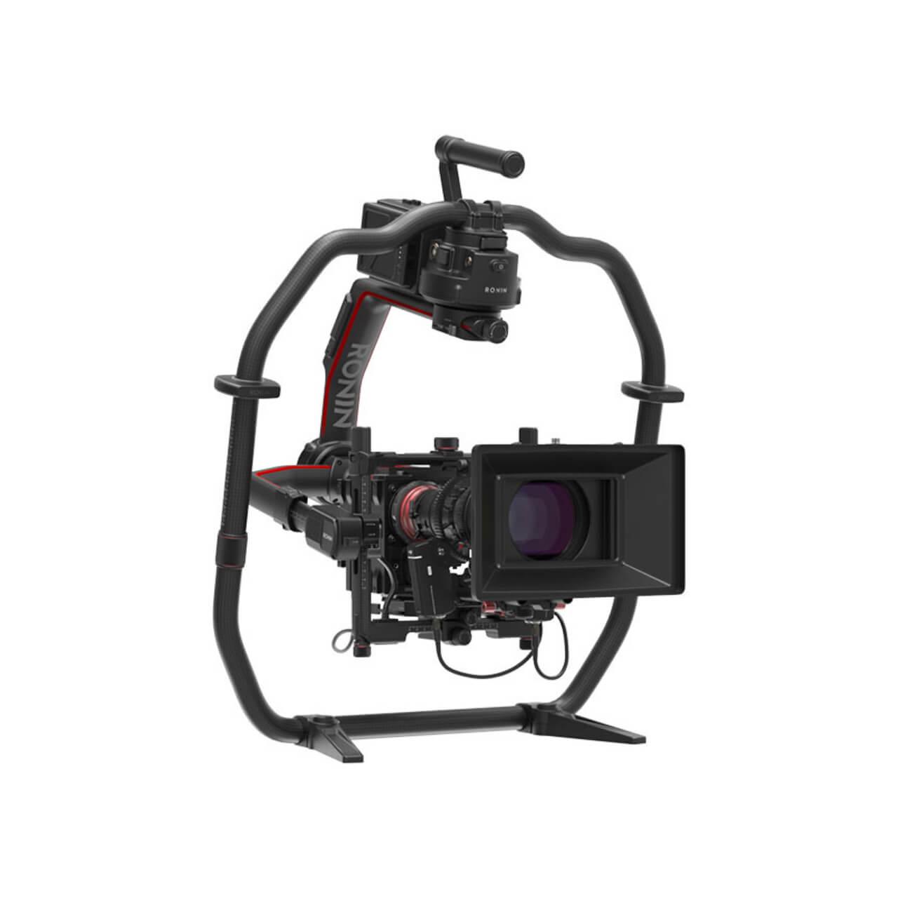 DJI Ronin 2, プロ仕様の 3 軸ジンバル · 13.6 kg ペイロード、デュアルグリップ。Alexa Mini / Venice / V-Raptor 向けの重量級スタビライザー。
