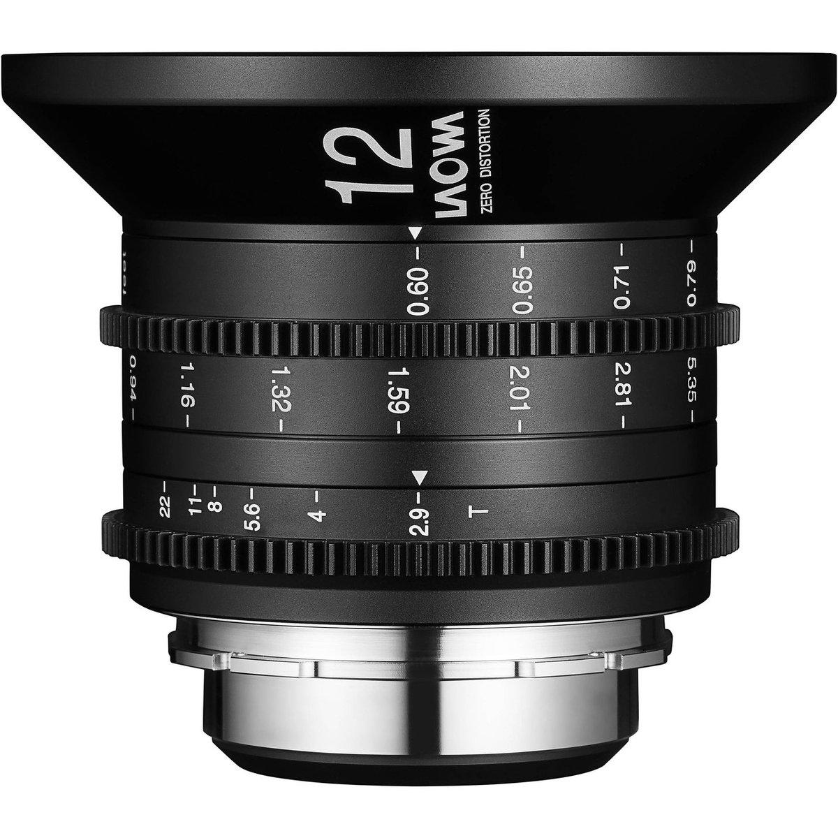 Laowa 12mm T2.9 Zero-D Cine, 超広角シネマプライム、T2.9、ゼロディストーション、フルフレーム対応。