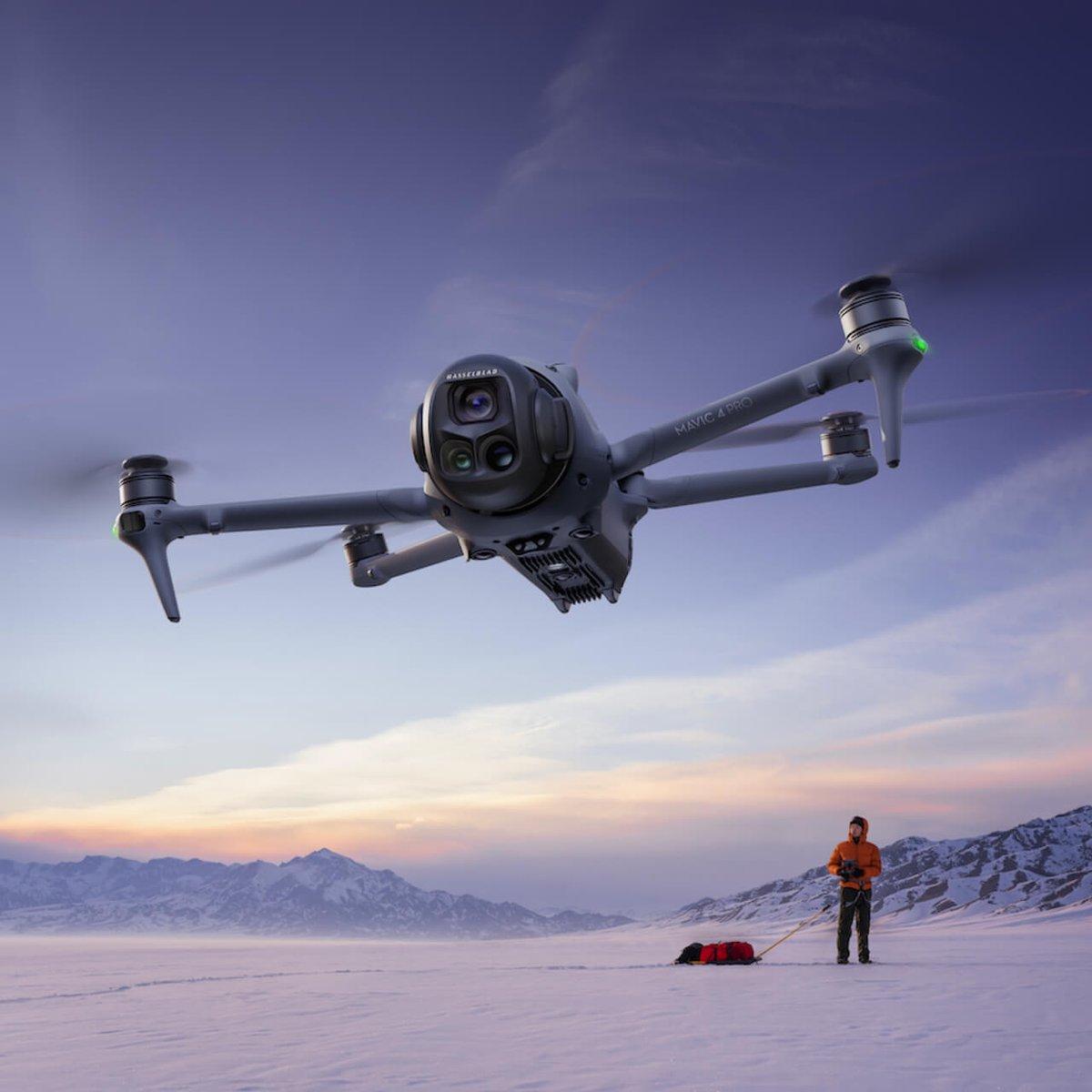 DJI Mavic 4 Pro, 最新世代の Hasselblad 空撮機、6K センサー、100 MP、51分飛行。機体のみ、認定パイロットは別途手配。