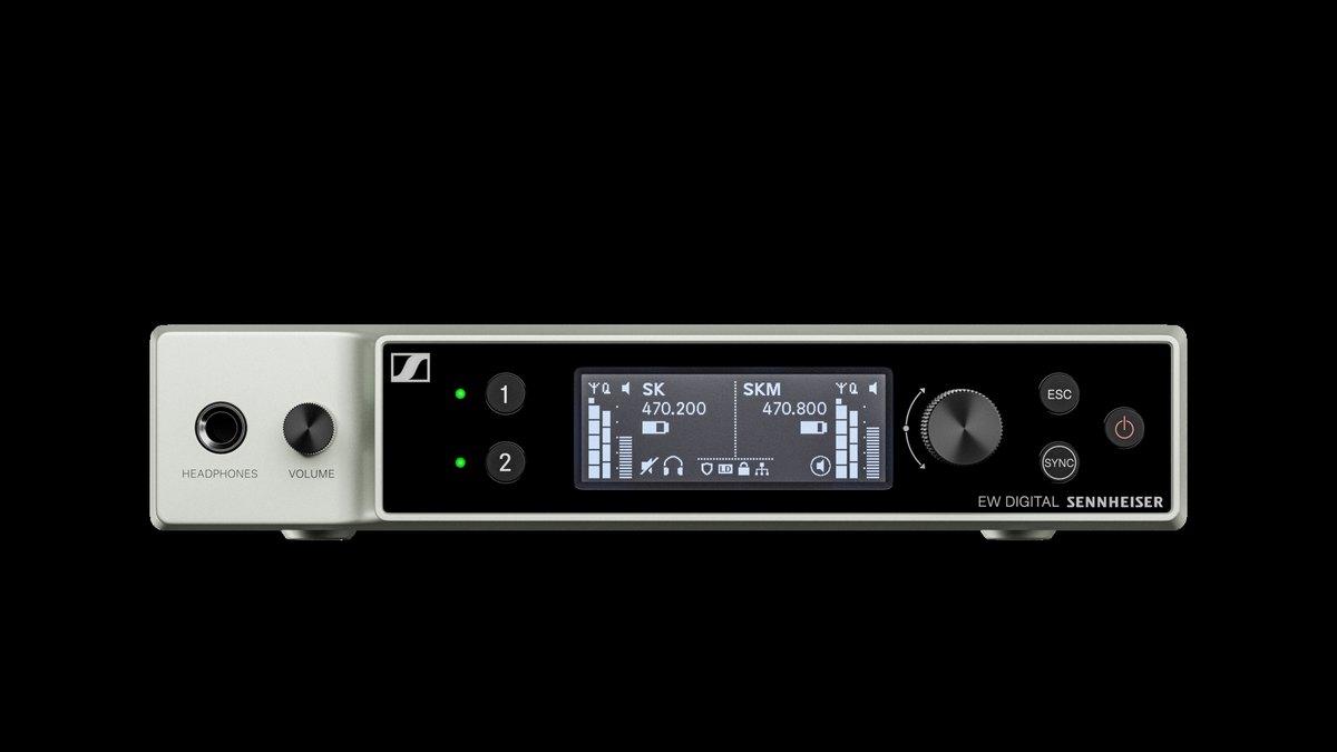 Sennheiser EW-DX Wireless Lav Kit, プロ用デジタルワイヤレスラベリア、MKE 2 マイク付き2chの EW-DX、AES 暗号化、Dante 出力。